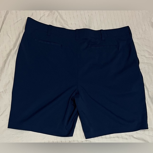 BCG Shorts Mens 40W Navy Blue Chinos Golf Casual Golfer Flat Front Outdoor Adult - Picture 7 of 8